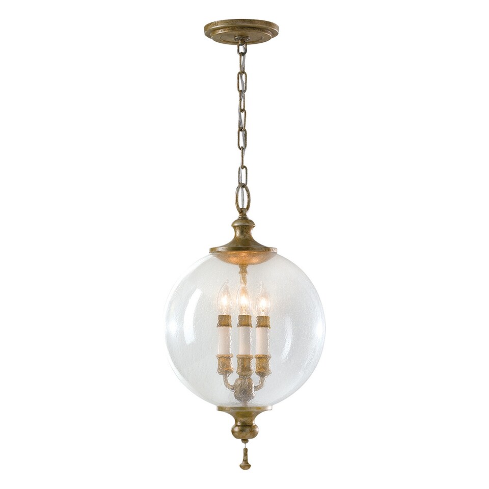 image 1 of Argento 3 Light Ceiling Pendant Oxidized Silver Leaf, E14