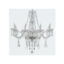 Chandelier Splash Back | White