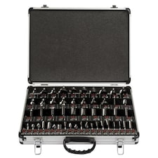 TREND 1/4in TCT Router Bit Starter Set, 50 Piece