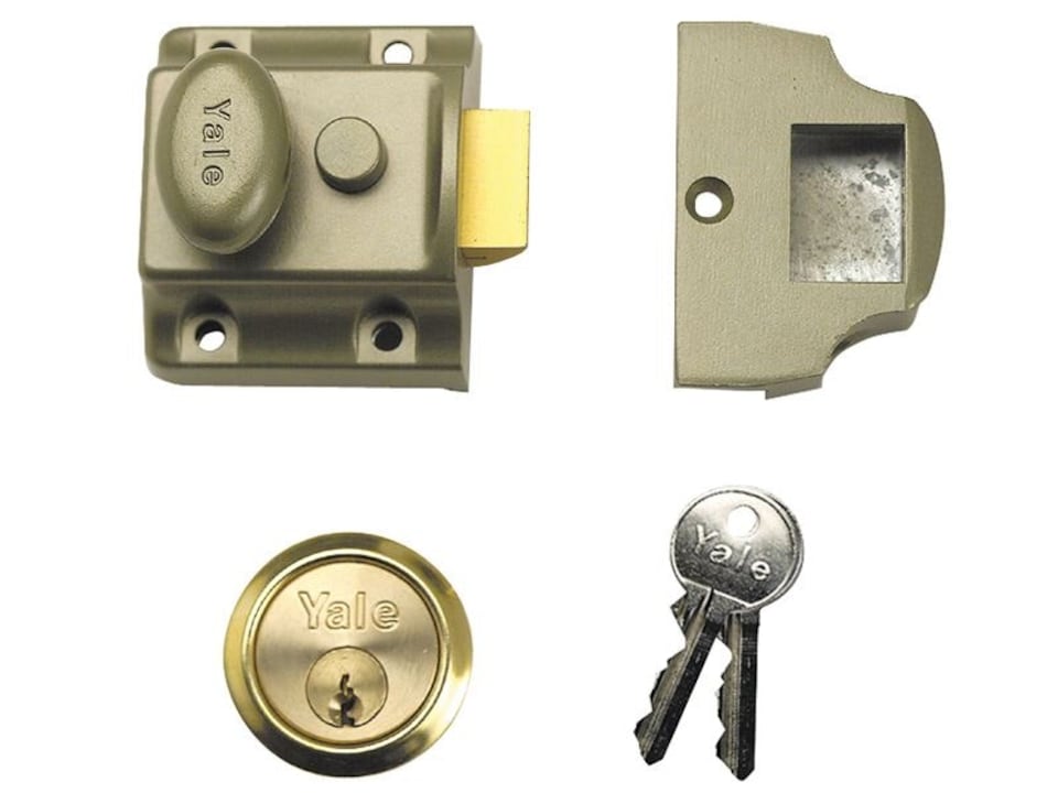 Yale Locks - 723 Deadlatch 40mm Backset ENB Finish Box