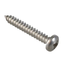 Forgefix Self-tapping Screws, Pozi, Pan Head, A2 Stainless Steel - Multi Colour - 1.1/4in x 10 ForgePack 12
