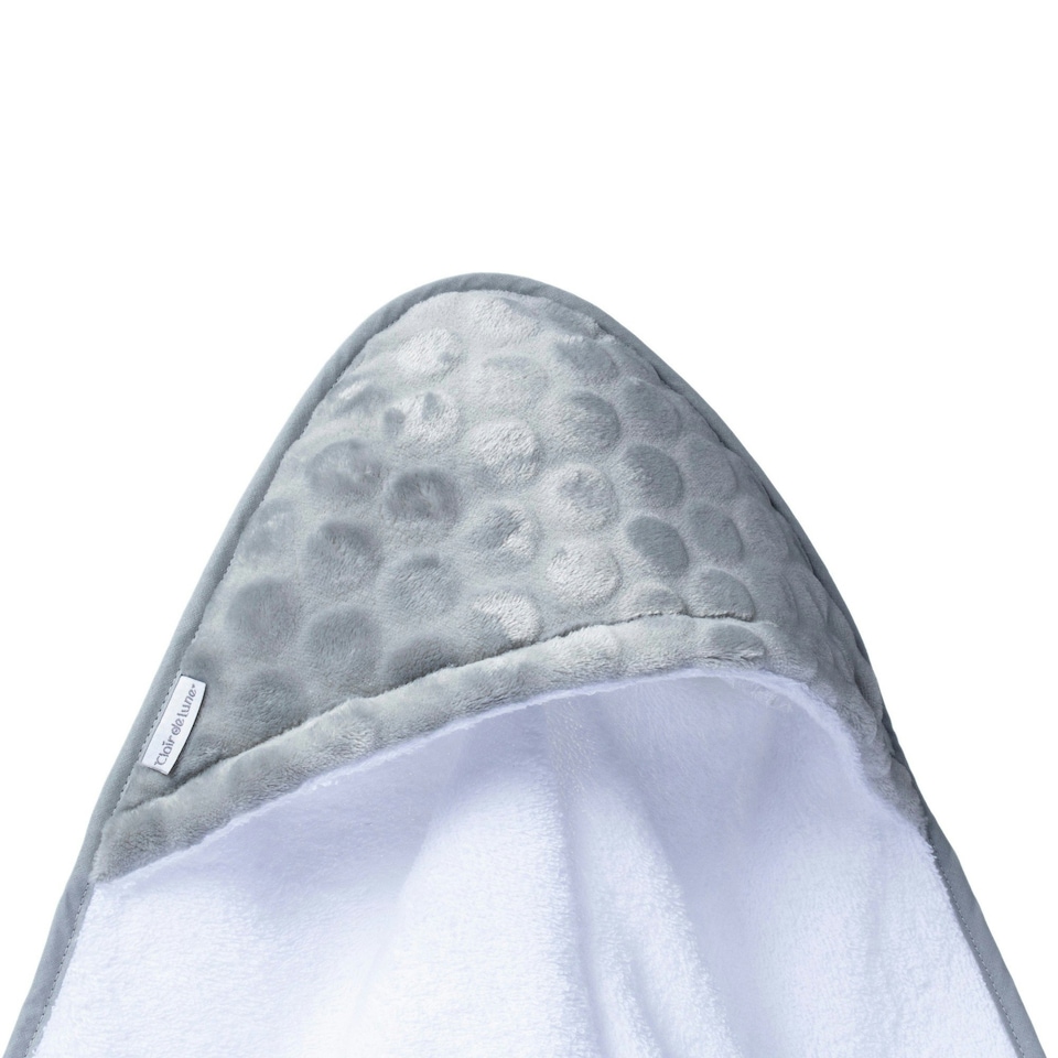 image 1 of Clair de Lune Marshmallow Hooded Towel - Grey