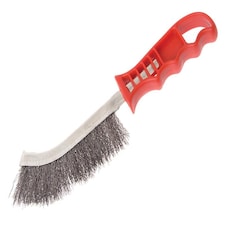 Faithfull Wire Scratch Brush Steel Red Handle