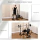 image 3 of SPORTNOW Heavy Duty Squat Rack, Adjustable Weight Barbell Stand, Home