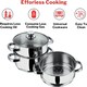 image 6 of Stainless Steel 3-Tier 20cm Steamer Pot
