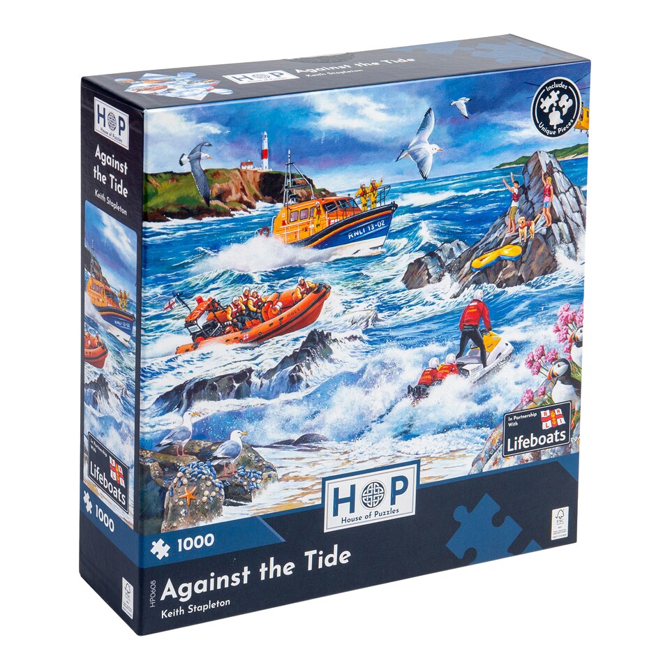 image 1 of Against The Tide 1000 Piece Jigsaw Puzzle