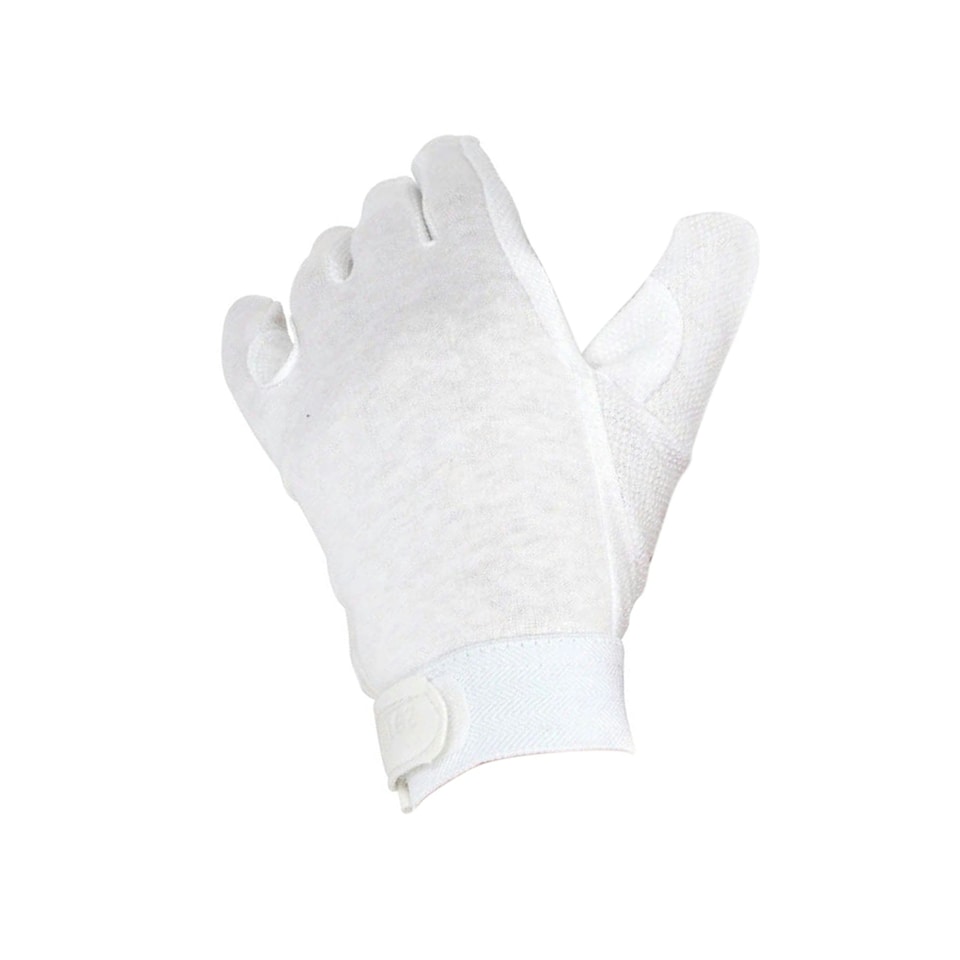 image 1 of Shires Unisex Adult Newbury Gloves - White - XS | White | XS