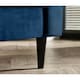 image 5 of Furniturebox Jolene 3 Seater Navy Blue Velvet Sofa