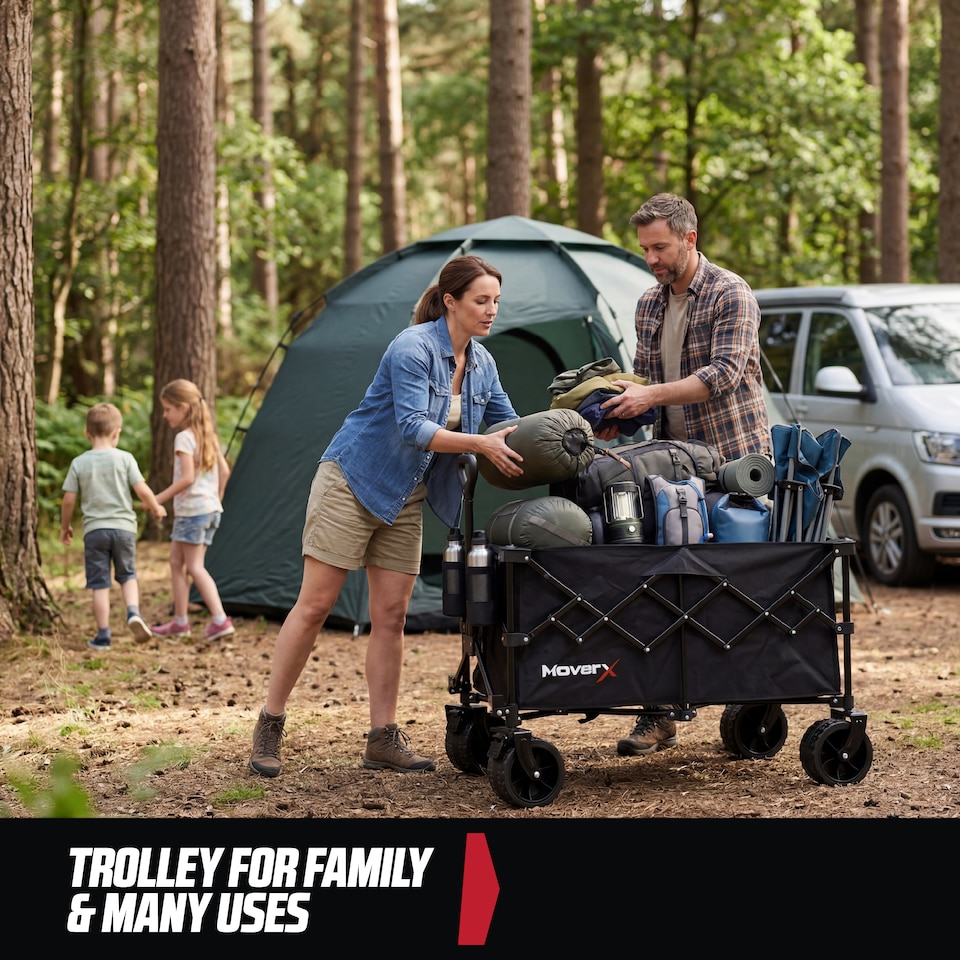 image 1 of MoverX 200L/150kg Premium Camping Trolley / Festival Wagon