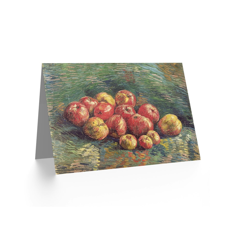 image 1 of Vincent Van Gogh Apples Still Life Fruit Painting Greeting Card