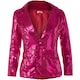 image 4 of Womens sequin jacket | Pink | pink | 1