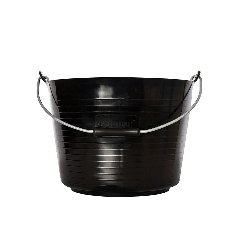 Red Gorilla Horse Feed Bucket - Black - 22L