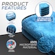 image 4 of Microfibre Car Drying Towel Super Absorbent 40cm x 40cm Perfect for Polishing & Drying - Pack of 4