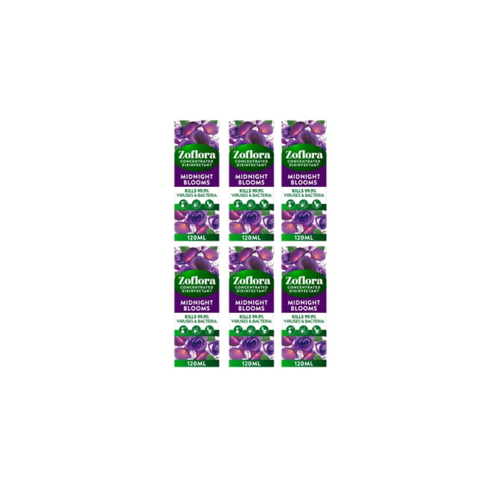 image 1 of Zoflora Midnight Bloom Concentrated Fragrance 120ml | Purple | 6 - Purple | 720ml | 6