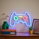 image 1 of ValueLights Games controller Games Controller Neon White Illuminated Decoration and Integrated LED 5W Multicolour Bulb