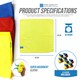 image 3 of Multipurpose Microfibre Cleaning Cloth 40cm x 40cm Super Soft Washable and Lint Free - Pack of 24