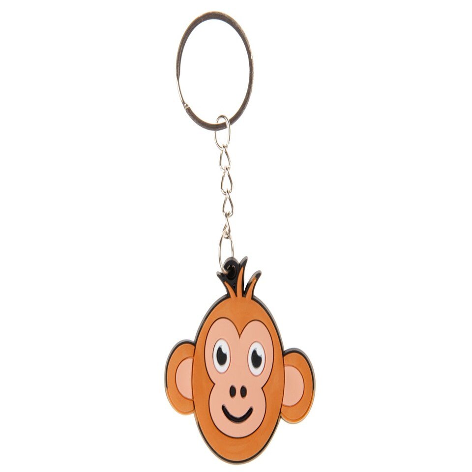 image 1 of Pack of 12 Wild Animal Design Keychains