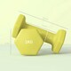 image 7 of SPORTNOW Set of 2 Hexagonal Dumbbells Weights Pair, 2 x 1kg, Yellow