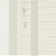 image 2 of 100cm Misty White Faux Wood Venetian Blinds with Tapes (120cm Drop) | White | White