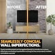 image 3 of NOVECRAFTO 3D Slim Stone Wall Panels – 6 PVC Sheets, Covers 2.76 sqm (29.76 sq ft), 96x48cm Each – Grey Slim Brick Effect Cladding, Moisture Resistant