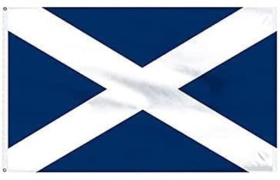 image 1 of Scotland Flag 5x3ft With Eyelets | Yellow