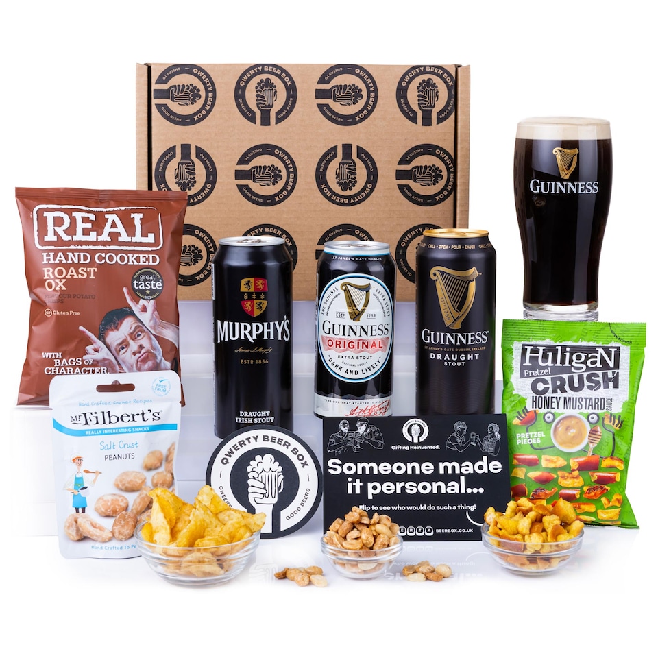 image 1 of Guinness Irish Stout And Premium Snack Beer Gift Hamper
