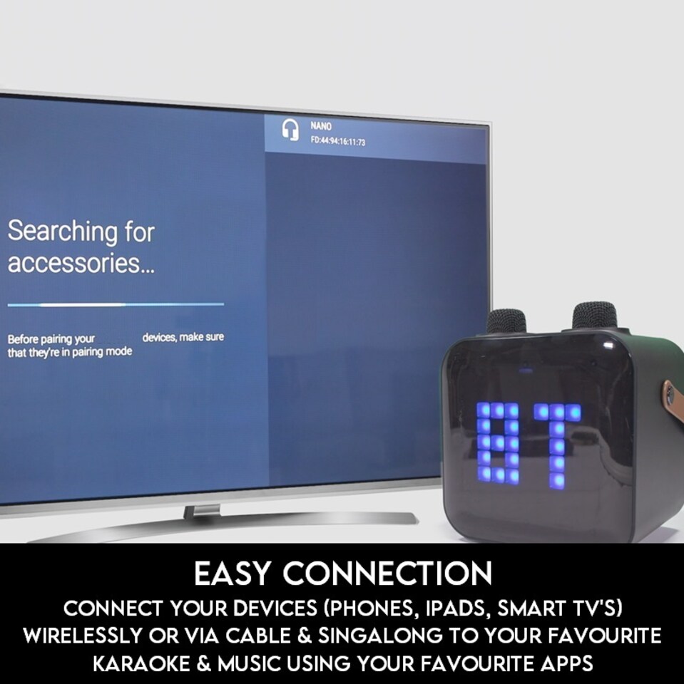 image 1 of Mr Entertainer Nano Compact Karaoke Machine