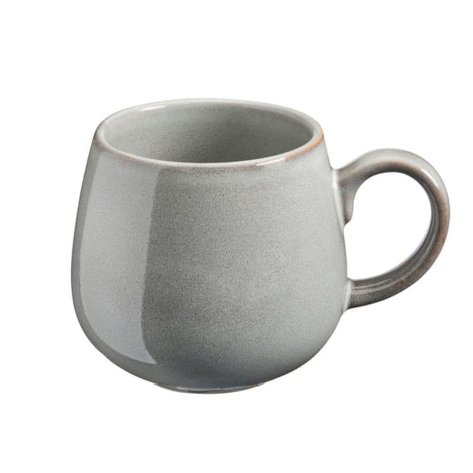image 1 of Cooks Professional Set of 4 Nordic Stoneware Mugs 350ml with Reactive Glaze | Grey | 4