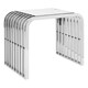 image 2 of Interiors by Premier Slatted End Table Grey