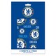 image 1 of Chelsea FC 2 Sheets & 2 Tags Gift Wrap
