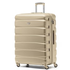 Flight Knight 29" Extra Large Suitcase – 20kg Capacity Hard Shell Check-In Luggage with 4 Wheels 100+ Airlines Approved: Ryanair, EasyJet, Jet2, Wizz Air, BA | Cream | Champagne | Large