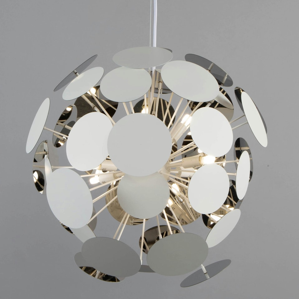 image 1 of BHS Sputnik Discs Ceiling Pendant Light, Matte White