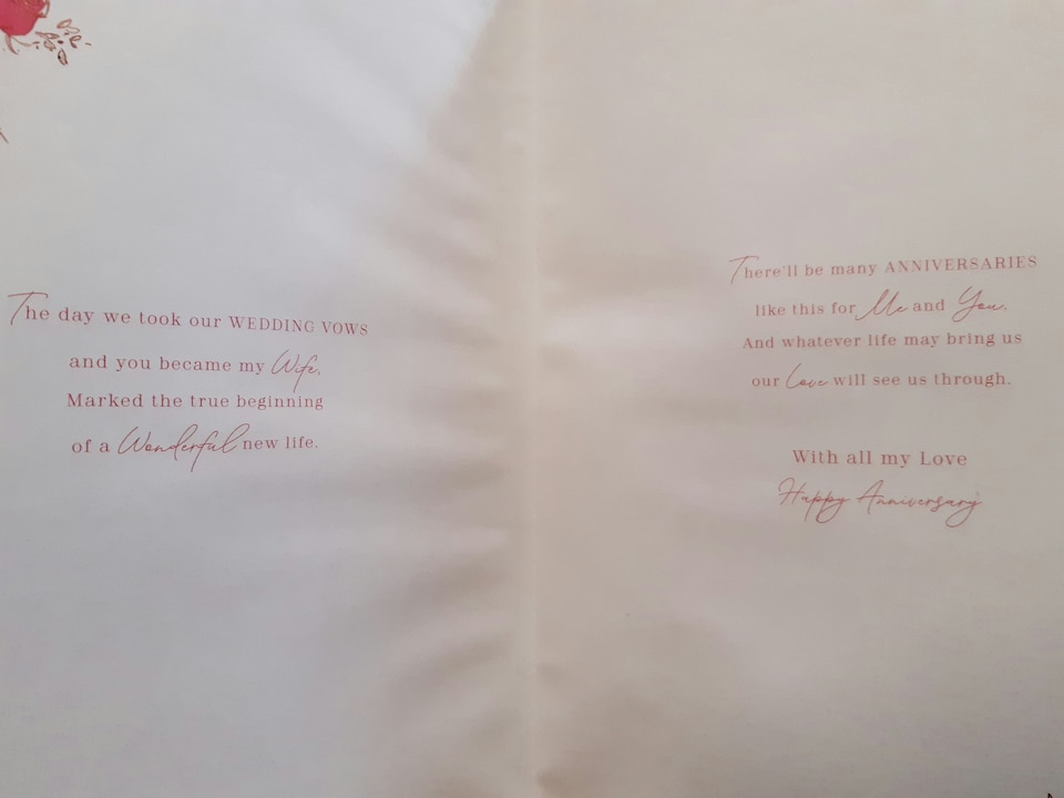 image 1 of I love You Wife Anniversary Card