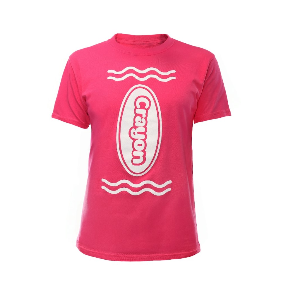 image 1 of Pink Crayon T-Shirt Pink | M