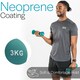 image 3 of Neoprene Bone Dumbbells (3kg)