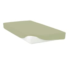 Belledorm Easycare Percale Fitted Sheet - Green Apple - Kingsize