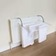 image 8 of JVL Over Door Radiator Clothes Drying Airer-6M, White, Pack of 2