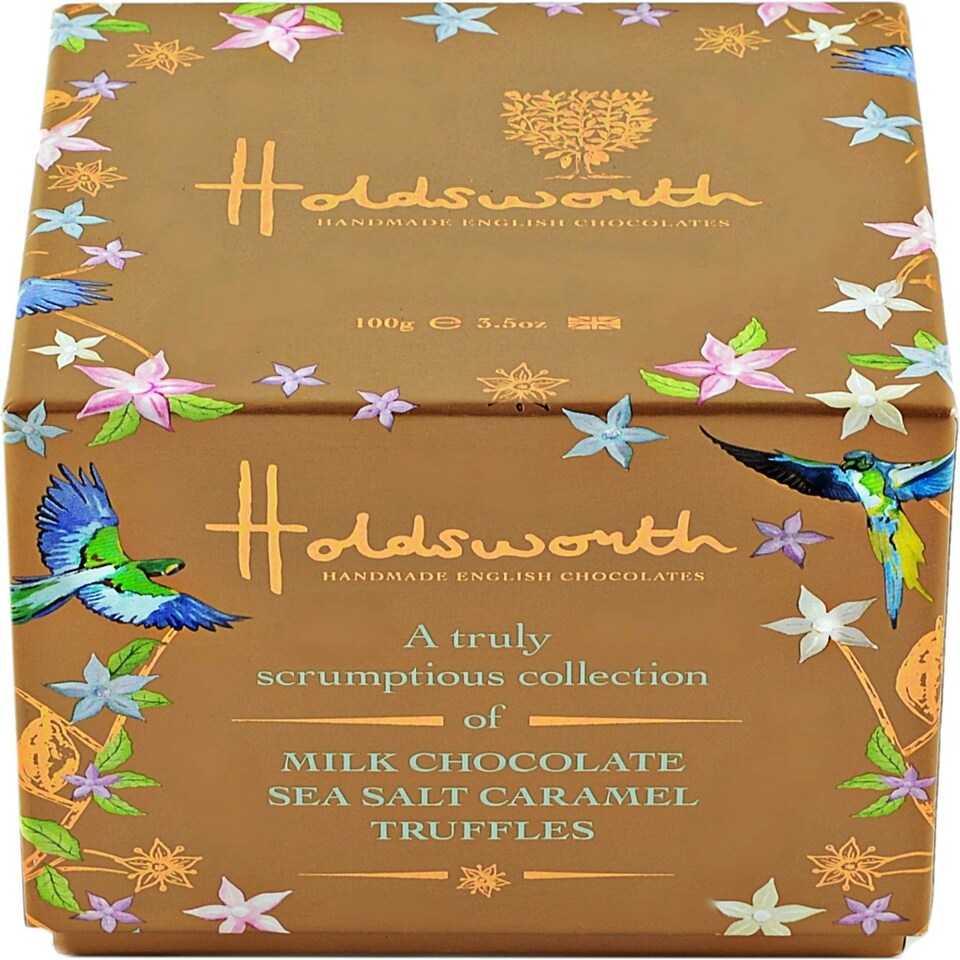 image 1 of Holdsworth Chocolates Truly Scrumptious Sea Salt Caramel Truffles |100g