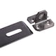 image 2 of Blackspur Heavy-Duty Steel Safety Hasp & Staple - 152mm - Black | Black | Black