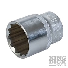 King Dick Socket SD 1/2" Metric 12pt - HSM227