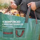 image 5 of Outsunny Garden Waste Bags, Foldable and Reusable Waste Sacks