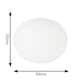 image 4 of ValueLights Isla White Paper Globe Ceiling 60cm Lamp Shade | White