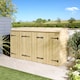 image 2 of Rowlinson Premier Shiplap Triple Bin Store
