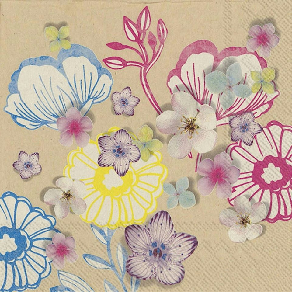 IHR Lunch Napkins Liz 33cm 3ply 20 Pack