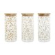 image 1 of Tin DKD Home Decor Green Pink Mustard Natural Silicone Bamboo Borosilicate Glass Shabby Chic 1,4 L (4 Units) N/A