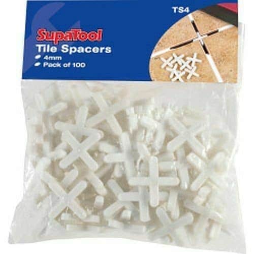 SupaTool Tile Spacers - White - 2mm