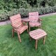 image 2 of Grand Twin Angled Chair with Coffee Table - W240 x D90 x H98 - Fully Assembled