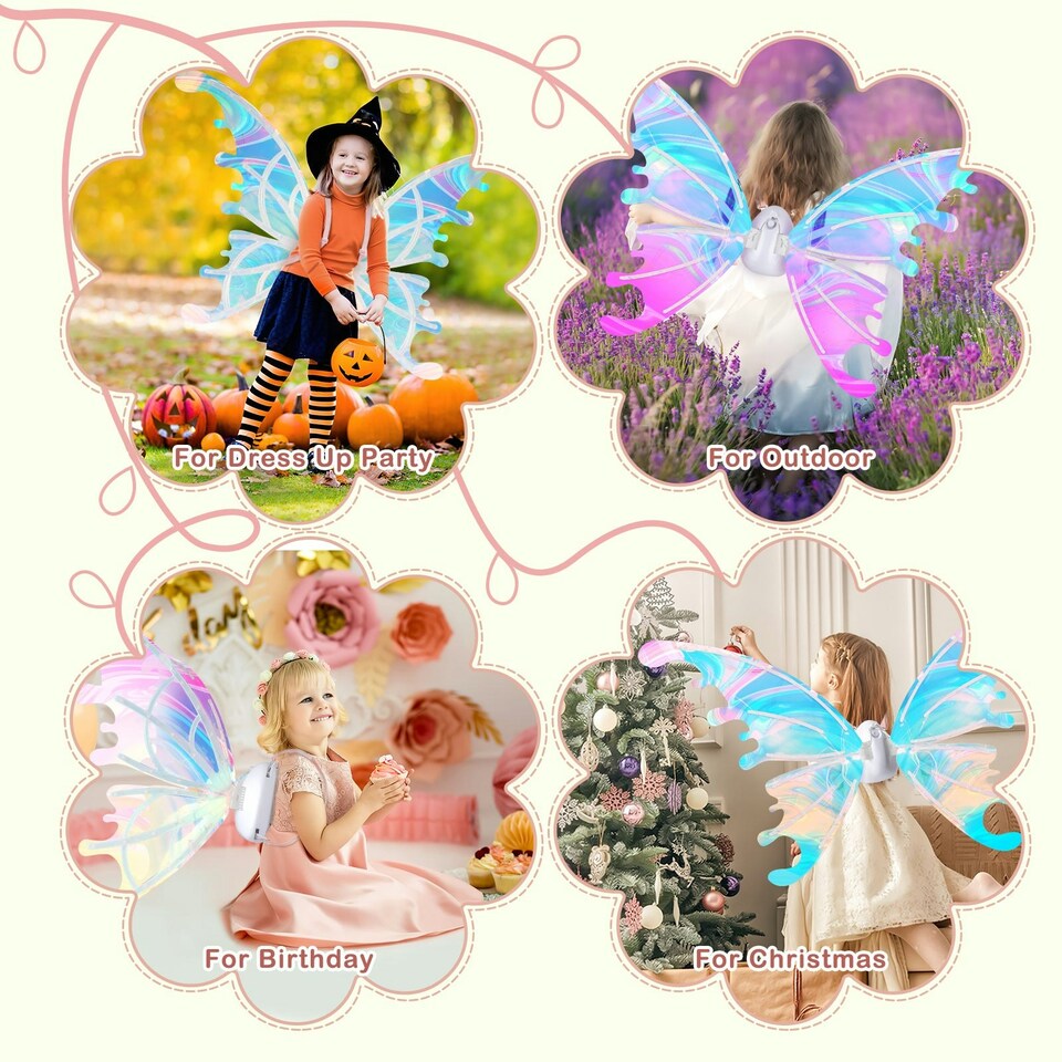 image 1 of Glowing Butterfly Wings