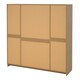 image 5 of Brande Wardrobe with 4 Frame Doors in Jackson Hickory Oak