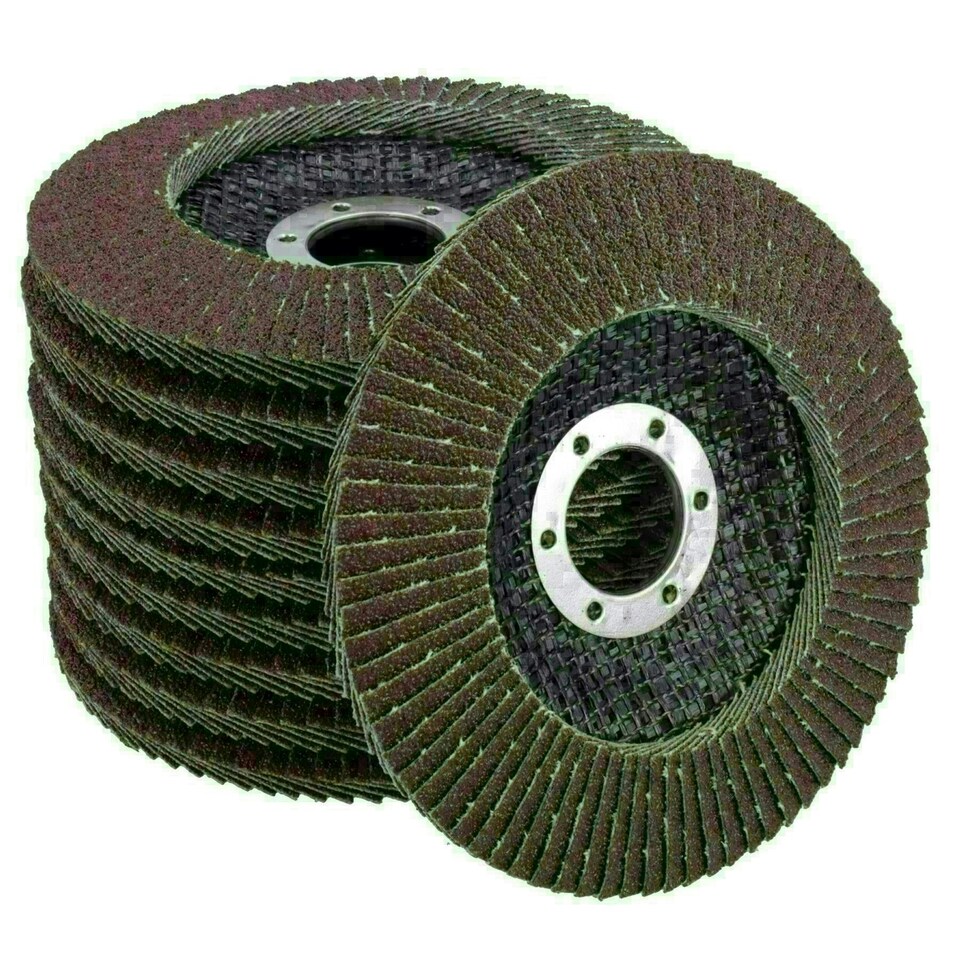 image 1 of Type 29 Premium Flap Grinding Sanding Discs 80 Flaps 80 Grit Medium 115mm 200pk